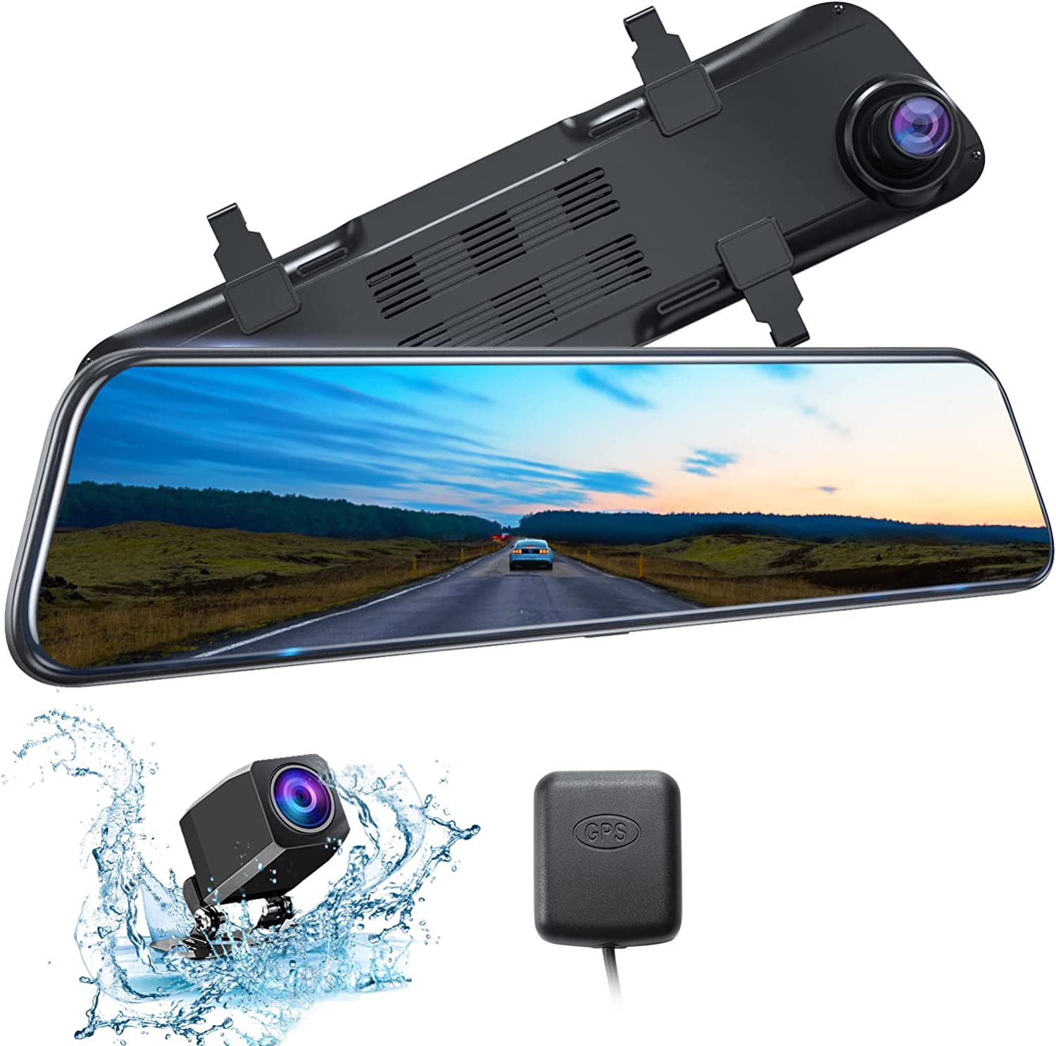 Mirror Dash Cam, Front & Rear Camera – Supreme Auto shop